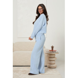 WISKOZOWY KOMPLET DRESOWY Z BLUZĄ I SPODNIAMI