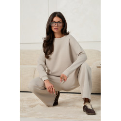 WISKOZOWY KOMPLET DRESOWY Z BLUZĄ I SPODNIAMI