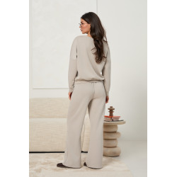 WISKOZOWY KOMPLET DRESOWY Z BLUZĄ I SPODNIAMI