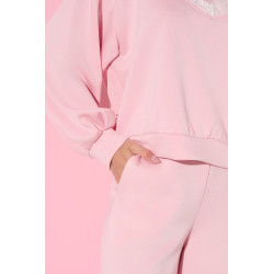 WISKOZOWE SPODNIE DRESOWE WIDE LEG