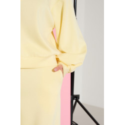 WISKOZOWE SPODNIE DRESOWE WIDE LEG