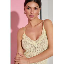 KORONKOWY TOP O DŁUŻSZYM KROJU