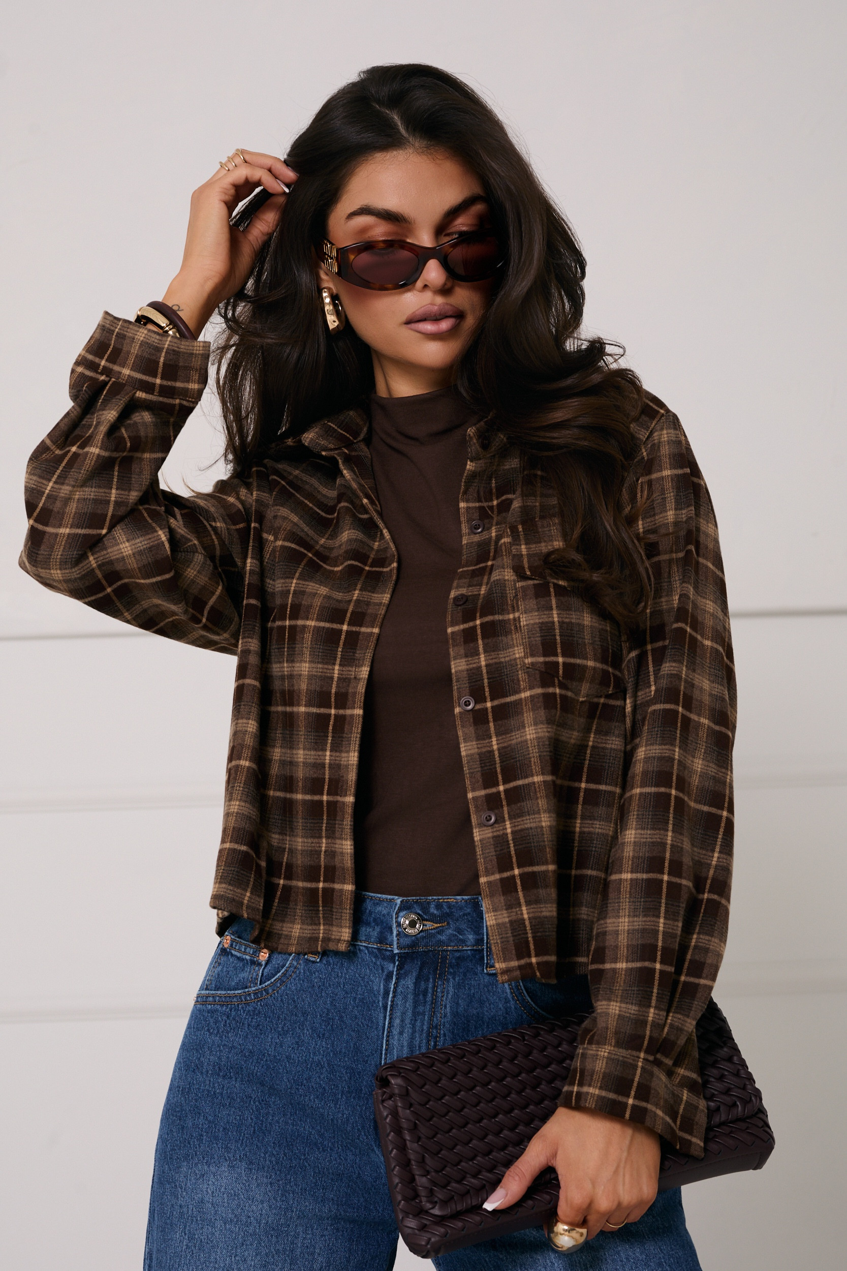 BAWEŁNIANA KOSZULA W KRATĘ