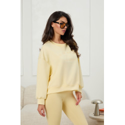 Oversizowa bluza z haftowanymi napisami