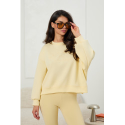 Oversizowa bluza z haftowanymi napisami