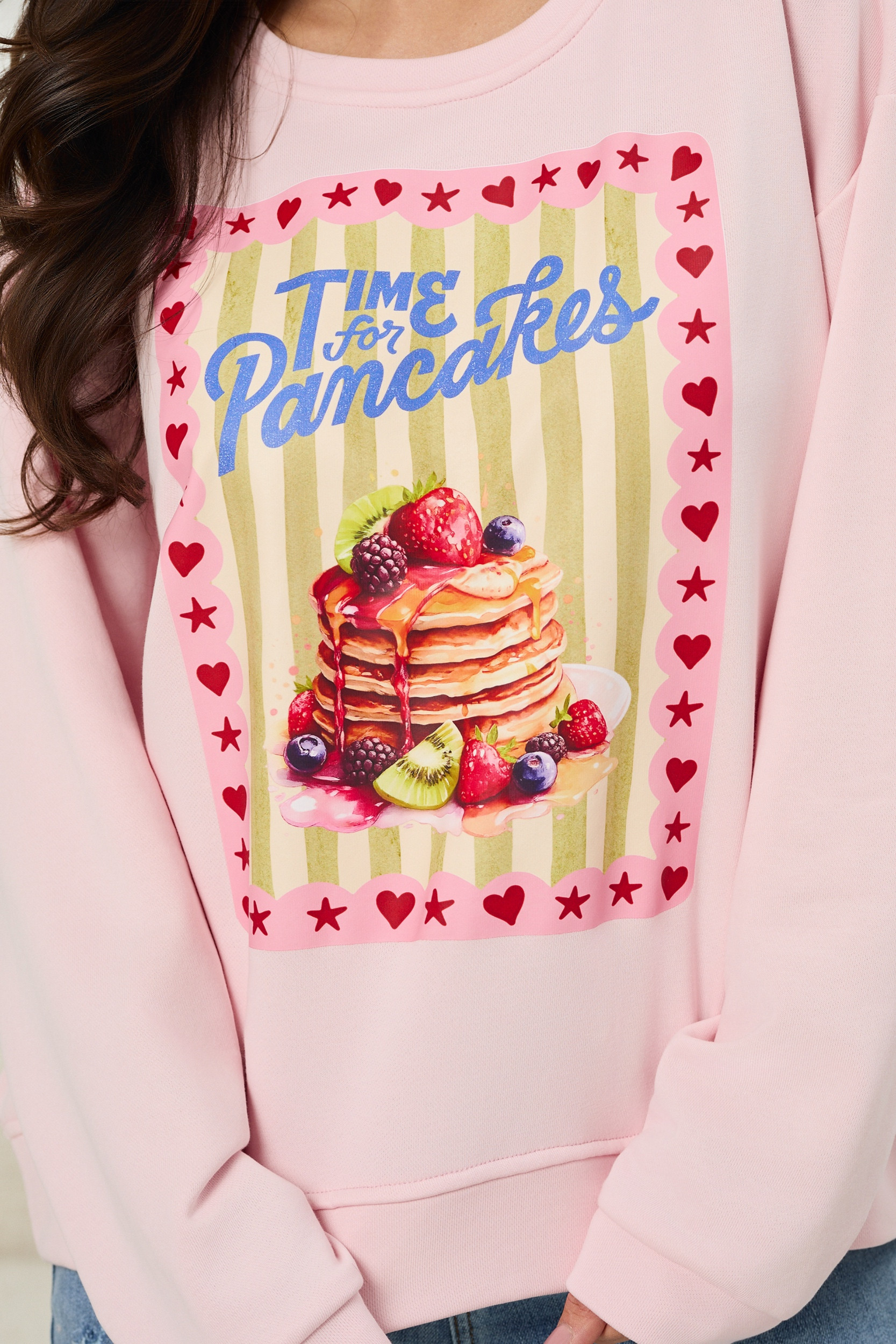 Bawełniana bluza oversize z nadrukiem