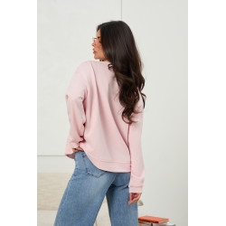 Bawełniana bluza oversize z nadrukiem