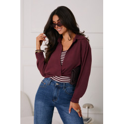 KOSZULA O OVERSIZOWYM KROJU