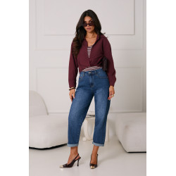 KOSZULA O OVERSIZOWYM KROJU