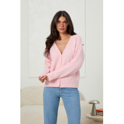 Kardigan z haftowanymi sercami | Sprzedaż hurtowa online