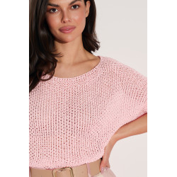 Luźny sweter o ażurowym splocie | Hurtownia odzieży damskiej online