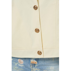 Krótka oversizowa kurtka typu trench