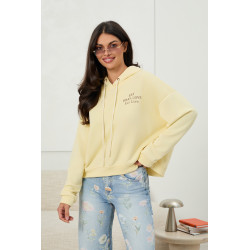 Bawełniana bluza oversize z napisami | Hurtownia online - cotygodniowe dostawy