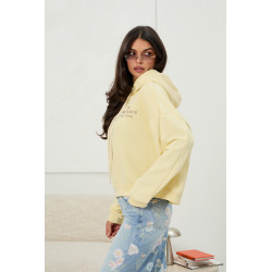 Bawełniana bluza oversize z napisami | Hurtownia online - cotygodniowe dostawy