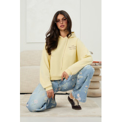 Bawełniana bluza oversize z napisami | Hurtownia online - cotygodniowe dostawy