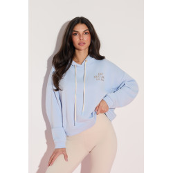 Bawełniana bluza oversize z napisami | Hurtownia online - cotygodniowe dostawy