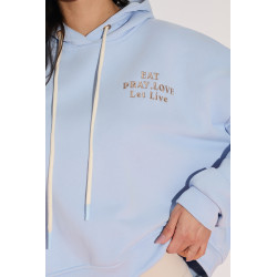 Bawełniana bluza oversize z napisami | Hurtownia online - cotygodniowe dostawy