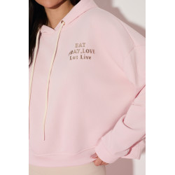 Bawełniana bluza oversize z napisami | Hurtownia online - cotygodniowe dostawy