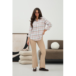 Oversizowa koszula w kratę - Hurt online | cotygodniowe dostawy