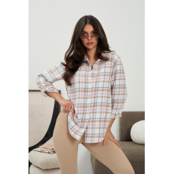 Oversizowa koszula w kratę - Hurt online | cotygodniowe dostawy