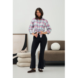 Modelujące spodnie z rozszerzaną nogawką | Hurtownia odzieży online