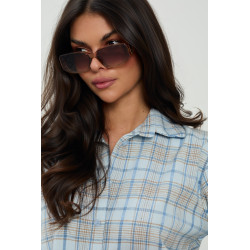 Casualowa koszula w kratę - Hurtownia odzieży online