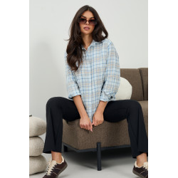 Casualowa koszula w kratę - Hurtownia odzieży online