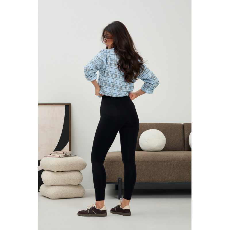 Modelujące legginsy z efektem push up i wysokim stanem