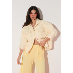 Kurtka oversize z kwiatowym motywem | Hurtownia odzieży damskiej italiamoda.pl