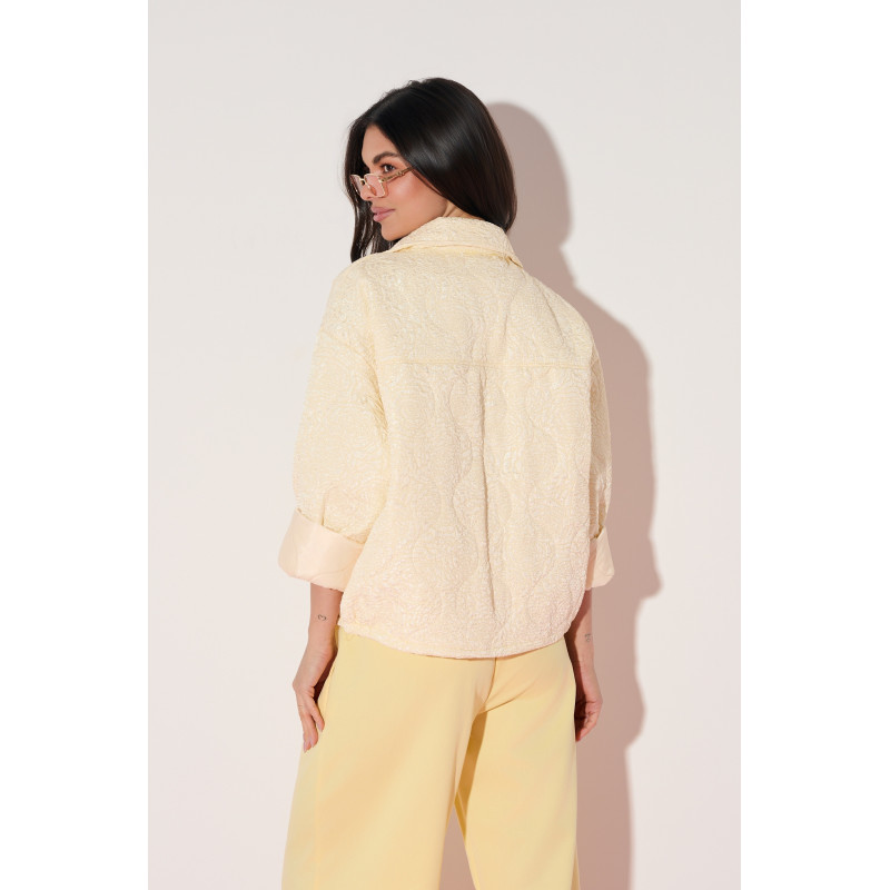 Kurtka oversize z kwiatowym motywem | Hurtownia odzieży damskiej italiamoda.pl