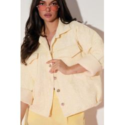 Kurtka oversize z kwiatowym motywem | Hurtownia odzieży damskiej italiamoda.pl