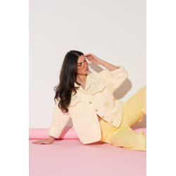 Kurtka oversize z kwiatowym motywem | Hurtownia odzieży damskiej italiamoda.pl