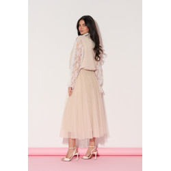 Tiulowa spódnica midi - Hurtownia odzieży damskiej z Włoch