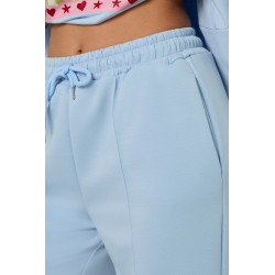 Spodnie z prostą nogawką i przeszyciami