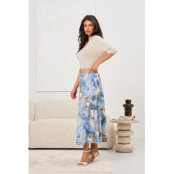 Spódnica midi w kwiatowy wzór | Hurtownia odzieży do butiku