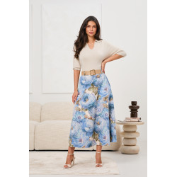 Spódnica midi w kwiatowy wzór | Hurtownia odzieży do butiku