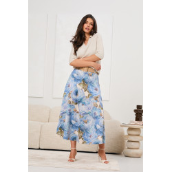 Spódnica midi w kwiatowy wzór | Hurtownia odzieży do butiku