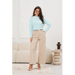 Spodnie wide leg z paskiem | Sprzedaż hurtowa dla butików