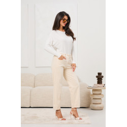 Spodnie sztruksowe z prostą nogawką | Hurtownia odzieży online na sztuki