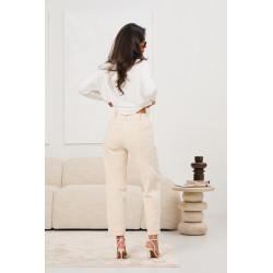 Spodnie sztruksowe z prostą nogawką | Hurtownia odzieży online na sztuki