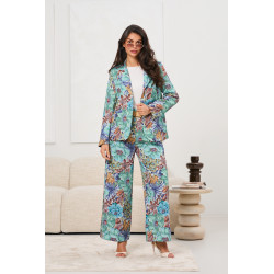 Marynarka żakardowa w kwiaty | Hurt odzieży damskiej z Włoch