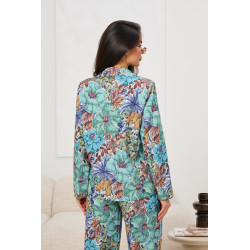 Marynarka żakardowa w kwiaty | Hurt odzieży damskiej z Włoch