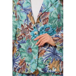 Marynarka żakardowa w kwiaty | Hurt odzieży damskiej z Włoch