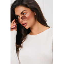 Sweter basic z gładkim wykończeniem dzianinowym