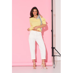 Spodnie sztruksowe z prostą nogawką | Hurtownia odzieży online na sztuki