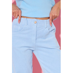 Spodnie sztruksowe z prostą nogawką | Hurtownia odzieży online na sztuki