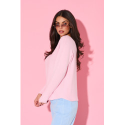 Sweter z przeszyciami na rękawach | Hurtownia odzieży damskiej online