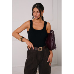 TOP Z PRĄŻKOWANEJ DZIANINY