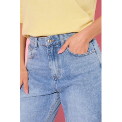 Jeansy balloon z wysokim stanem | Hurt odzieży damskiej