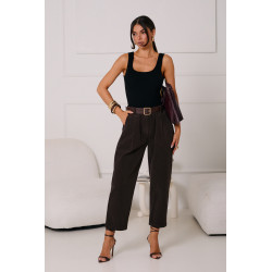 TOP Z PRĄŻKOWANEJ DZIANINY